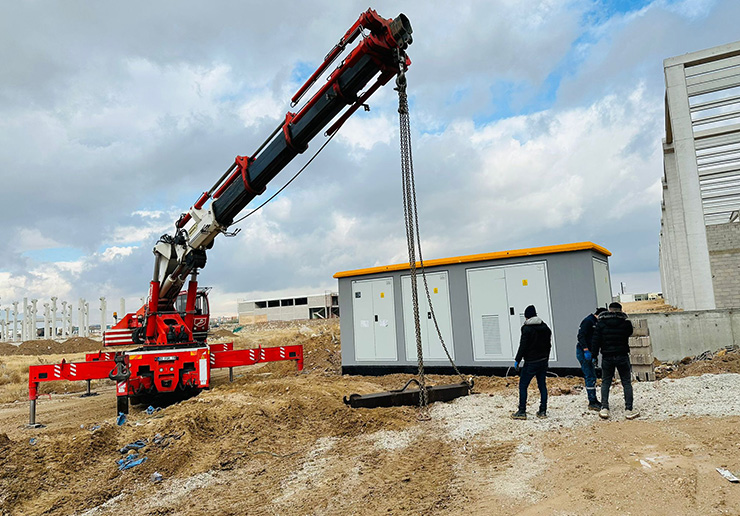 Monoblok Beton Köşk ve Trafo